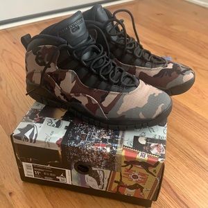 Air Jordan 10 retro camo & black men’s sz 11.5 NEW